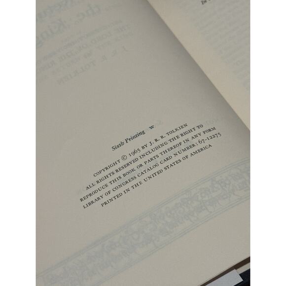 The Lord of The Rings 1965 Trilogy J.R.R. Tolkien Second Edition Revised Books - Picture 15 of 16